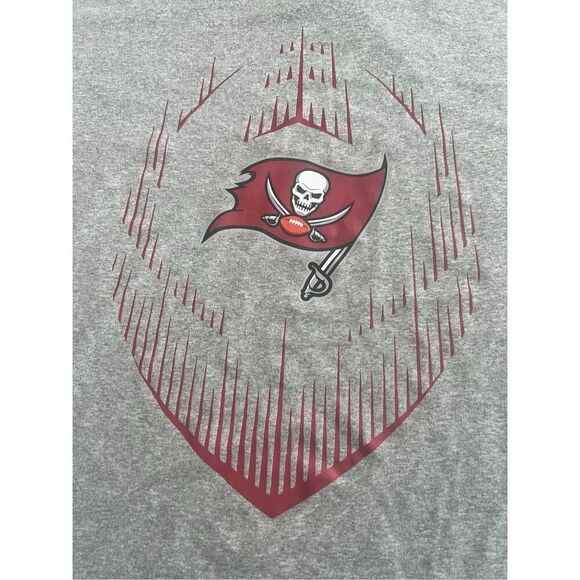 Tampa Bay Buccaneers Nike Heather Gray Primetime Legend Icon Performance T-Shirt - Picture 1 of 9